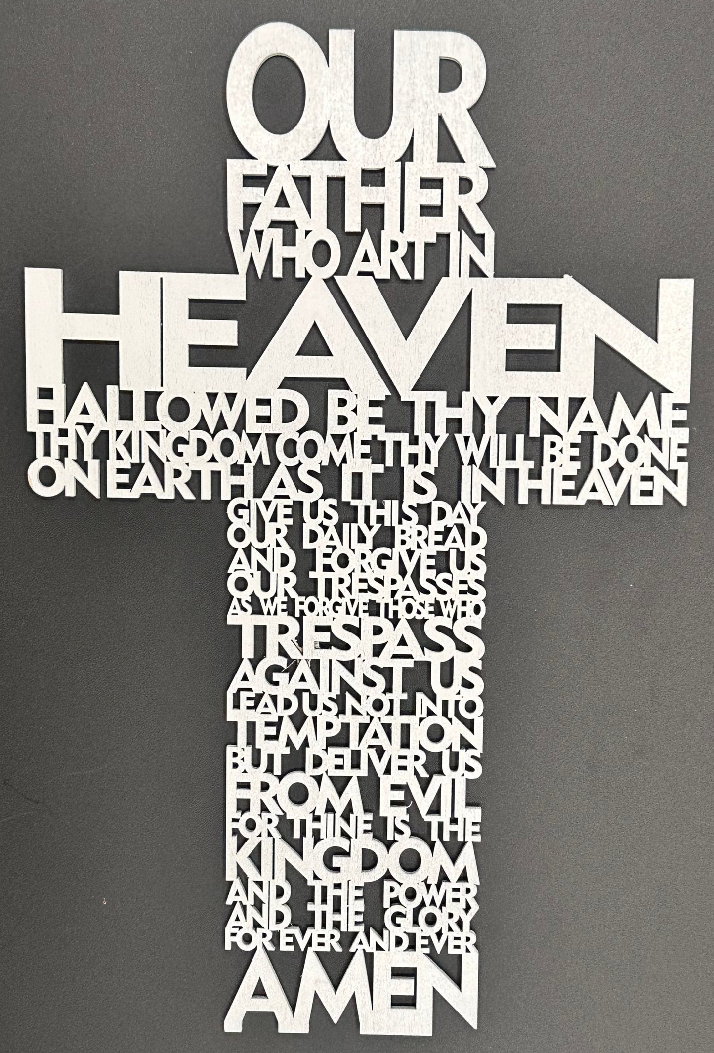 Lord's Prayer Cross