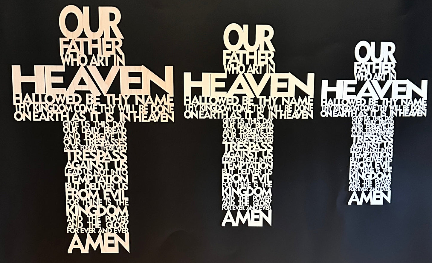 Lord's Prayer Cross